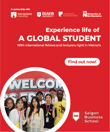 Experience life of a global student with international fellows and lecturers right in Vietnam