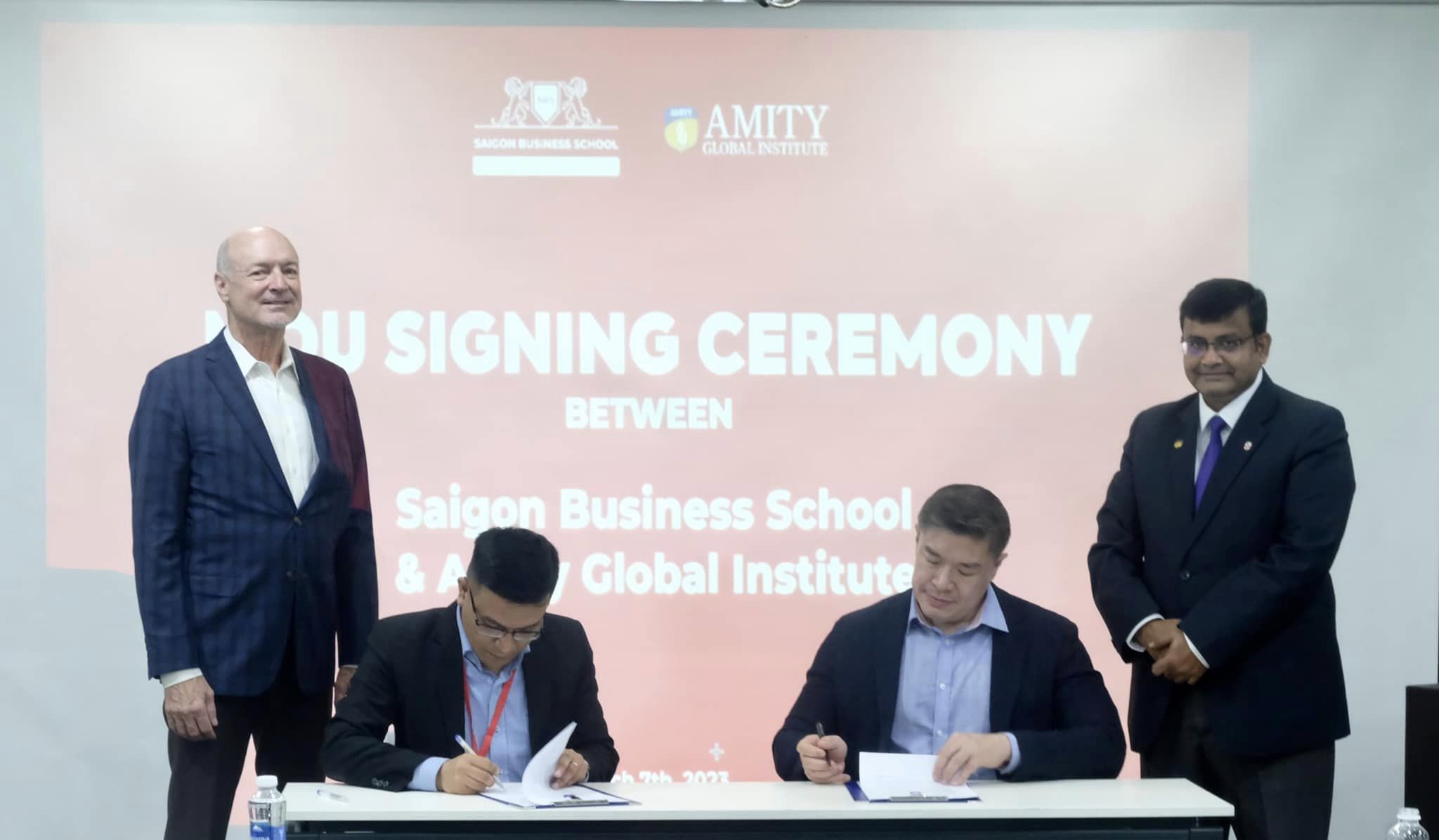 MoU SIGNING CEREMONY: SBS x AMITY GLOBAL