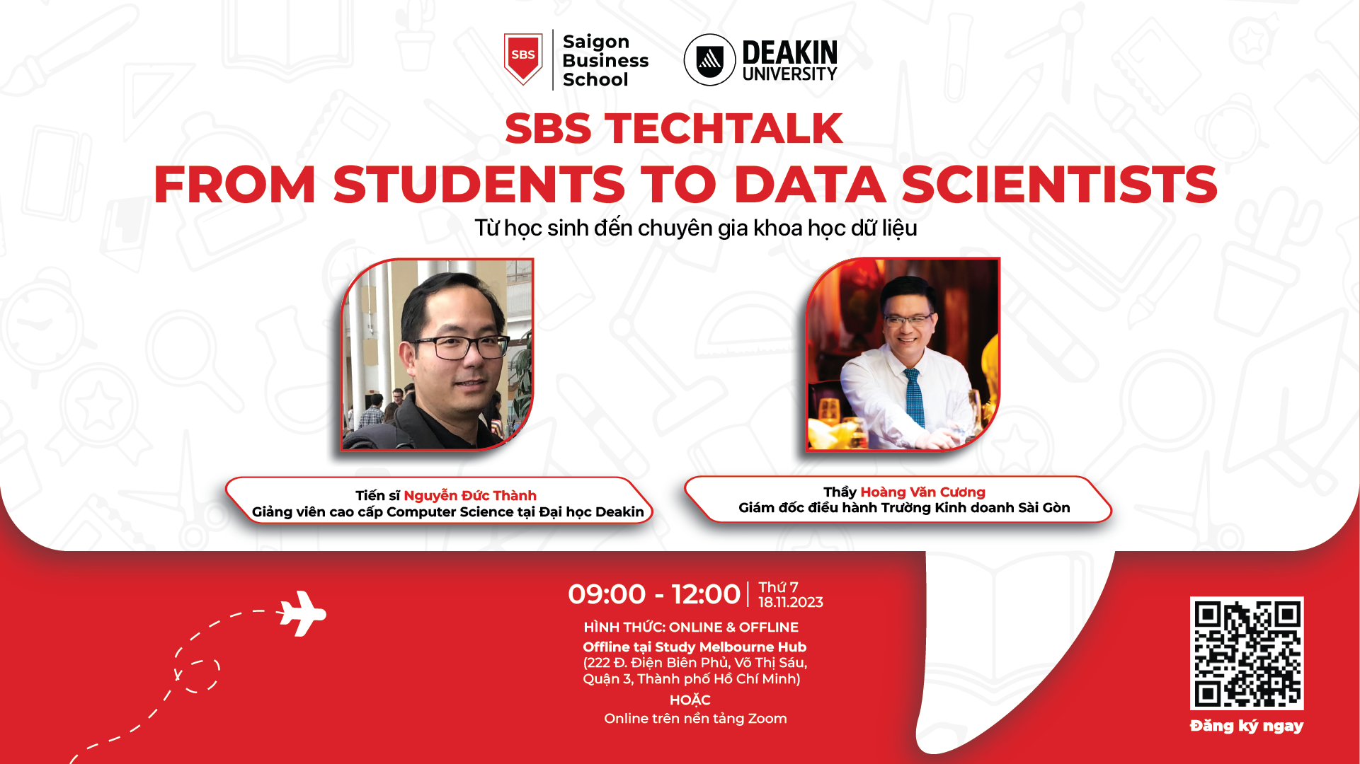 SBS TECHTALK 18/11:  FROM STUDENTS TO DATA SCIENTISTS | Từ học sinh đến chuyên gia khoa học dữ liệu