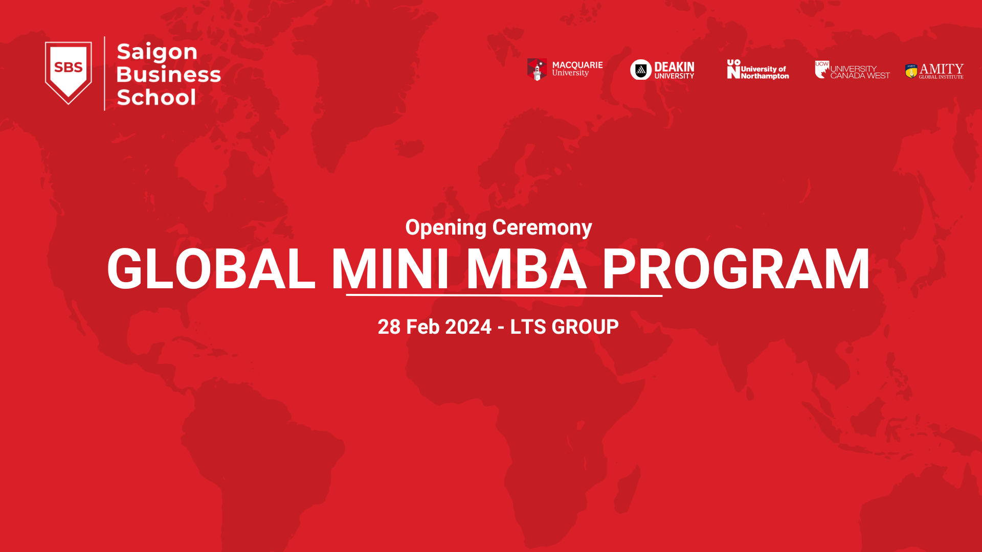 Grand Opening of the first Global Mini MBA Program for Enterprises - LTS Group (LTS Group)