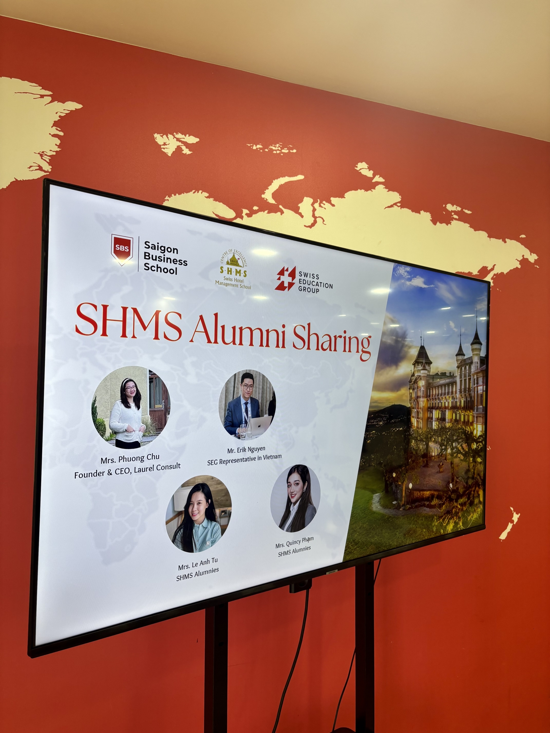 Swiss Hotel Management School (SHMS) Alumni Sharing Session