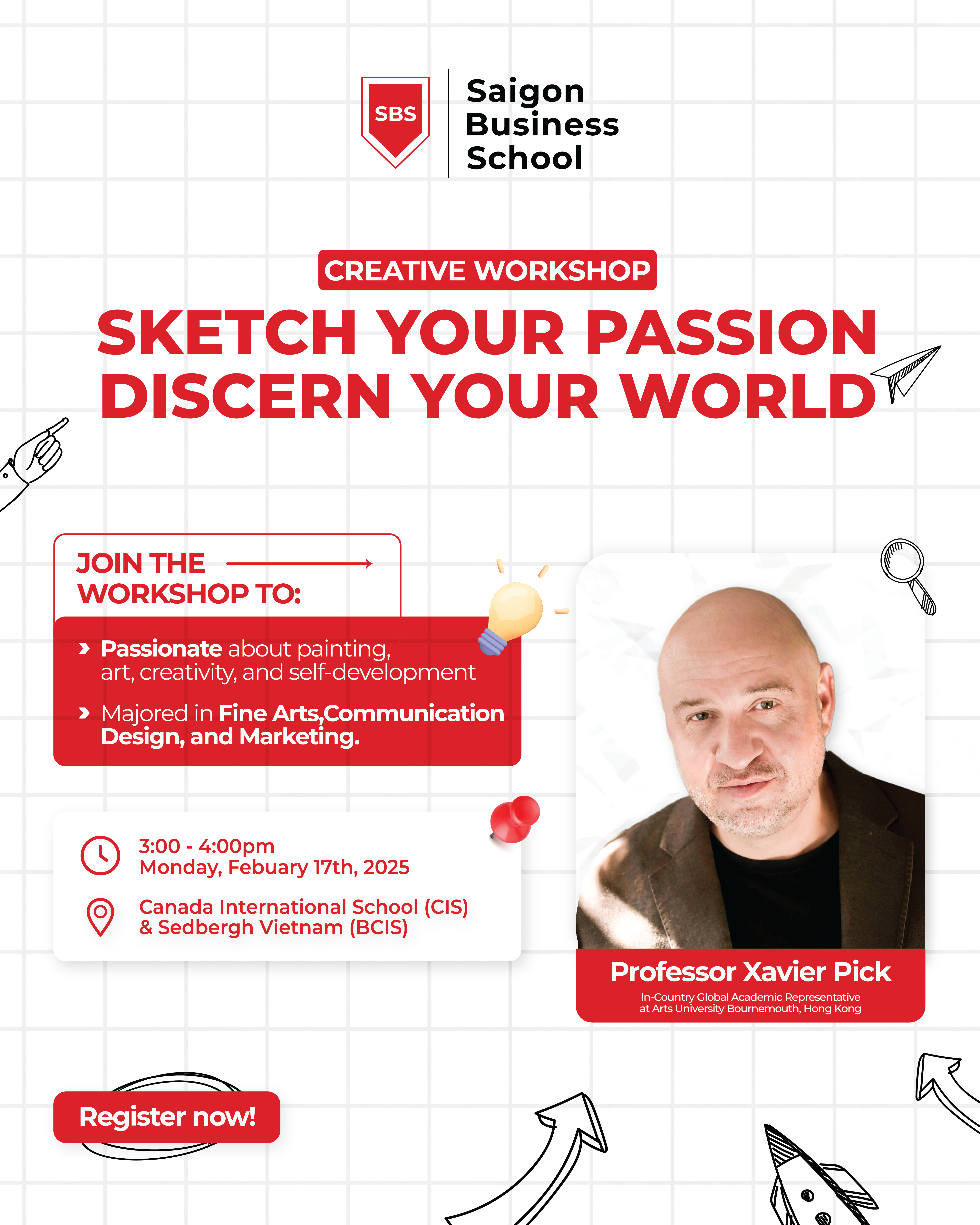 Creative Workshop: Sketch Your Passion, Discern The World