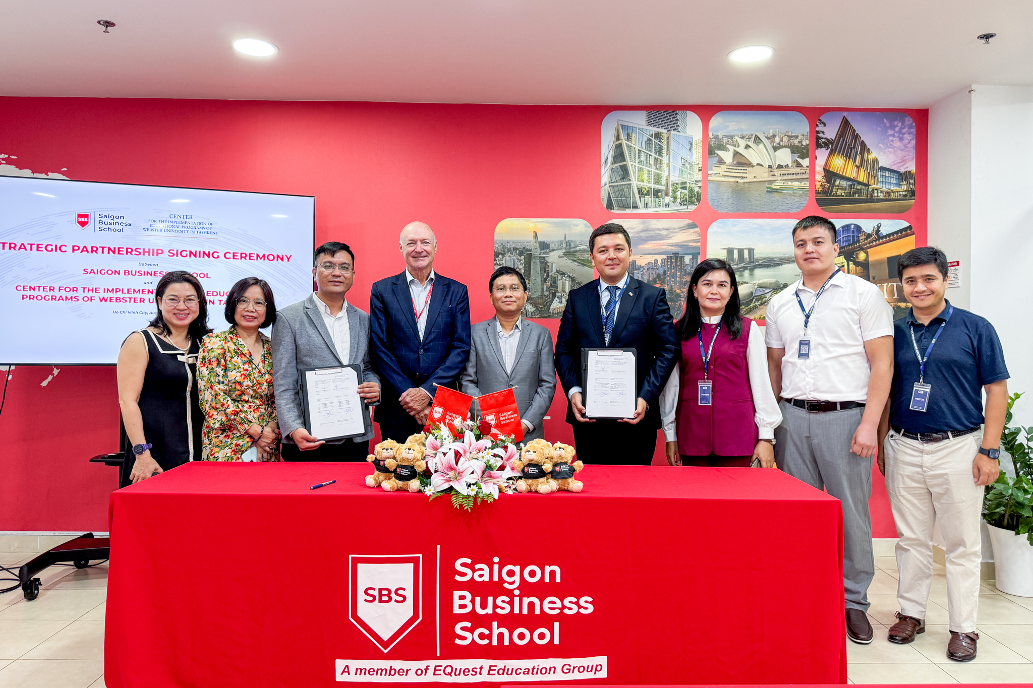 Saigon Business School Partners with Webster University in Tashkent, Officially “Exporting” Its Hospitality Management Program to Uzbekistan