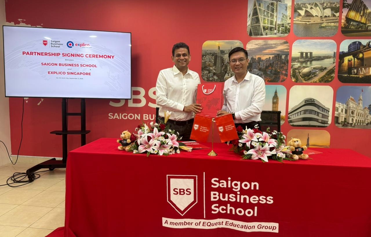 Saigon Business School Pioneers AI in Education, Forging a Strategic Partnership with Singapore’s Explico Platform
