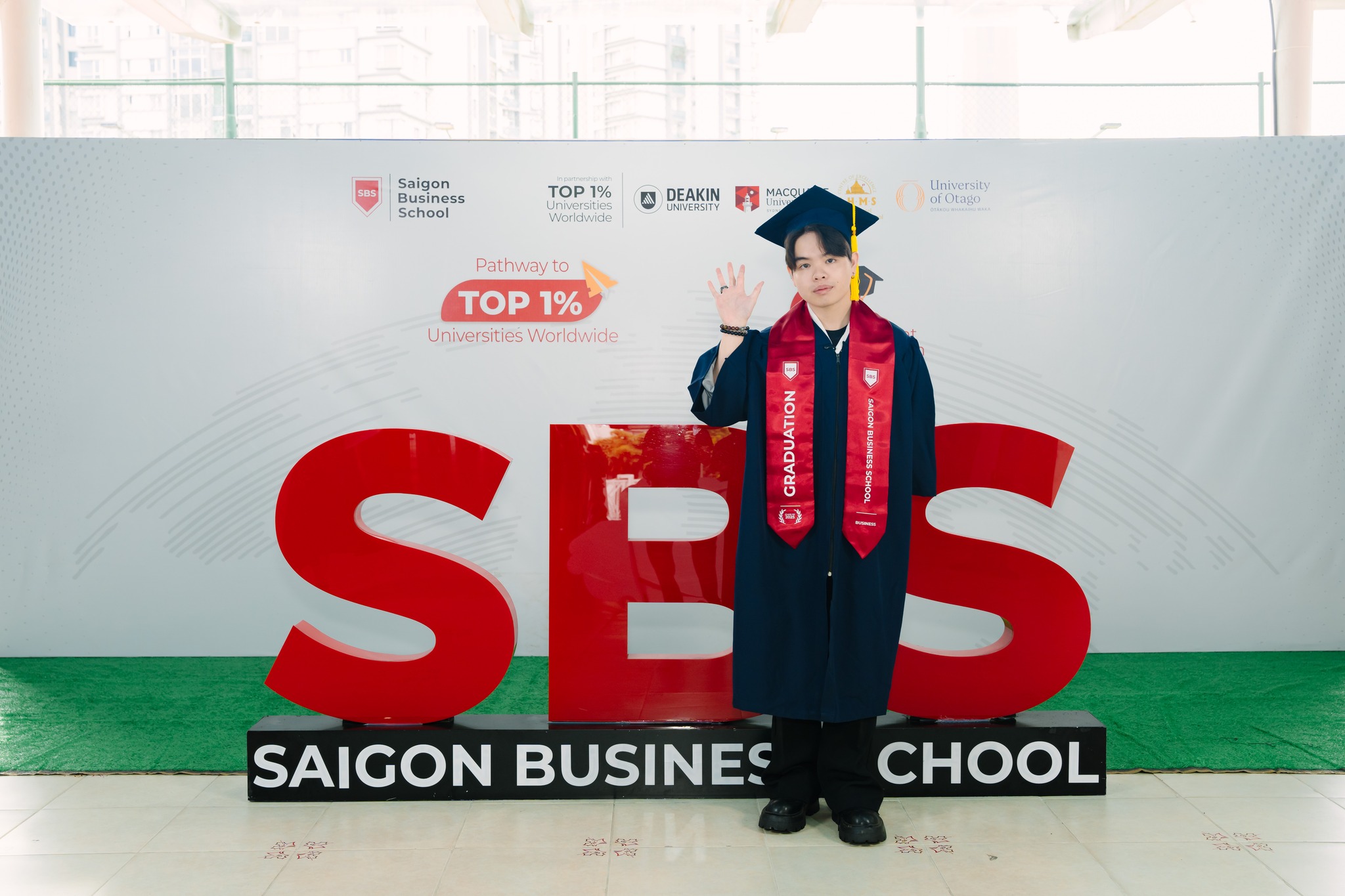 Sinh viên phát biểu về chương trình University of Sunderland