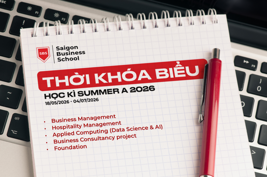 Thời Khóa Biểu Học Kỳ Summer A 2026 (18/05/2026 – 04/07/2026)